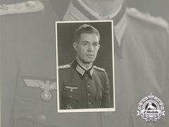 A Wartime Photo Of Wehrmacht Officer & Dkg Recipient