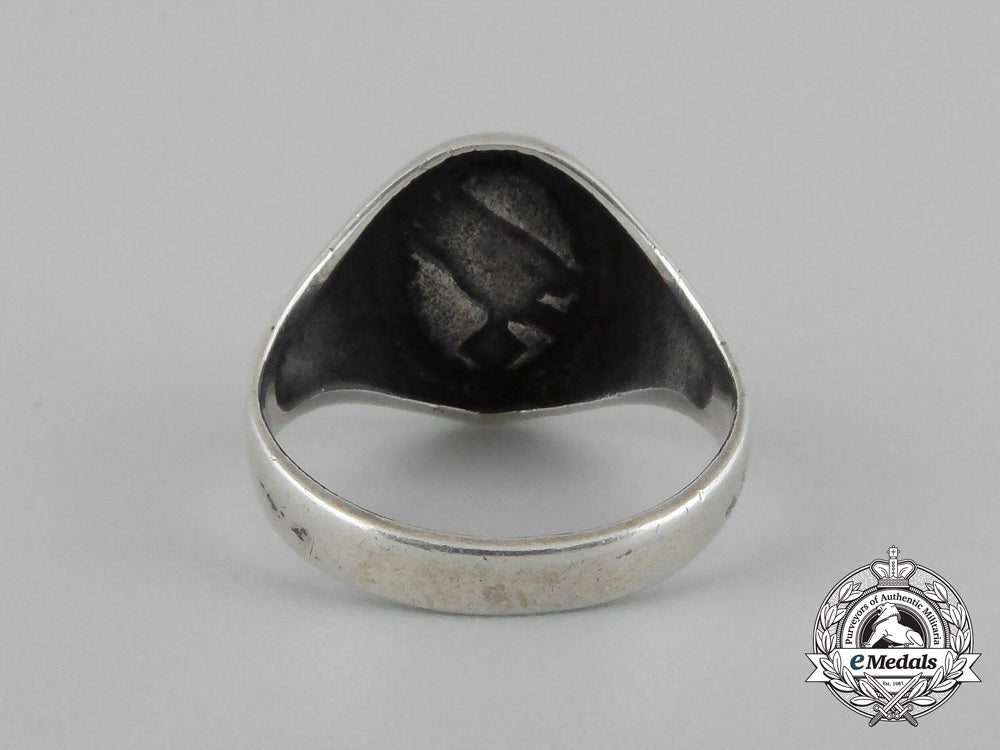 a_fallschirmjäger_silver_ring;_inscribed_october1940_bb_0488