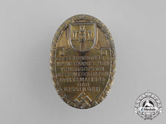 A 1936 Remembrance Of The Mainfranken Front Soldier Veterans And War Casualties Badge