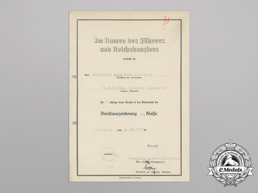 a_wehrmacht4-_year_long_service_award_document_to_nco_walter_franz_stübig_bb_3332