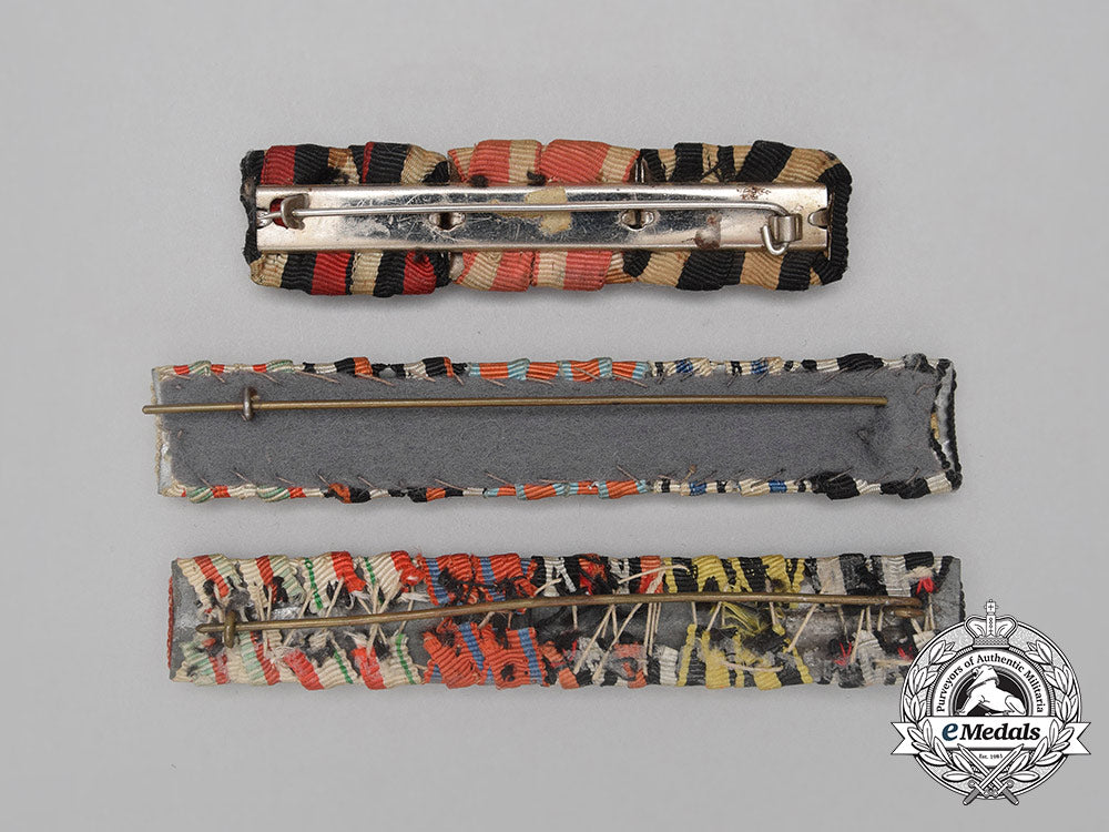 three_first_war_german_medal_ribbon_bars_bb_3629