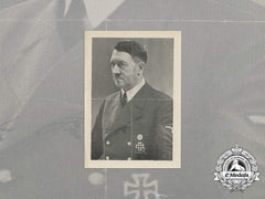 A Signed Printed Photograph Of A.h.