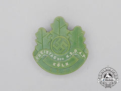 A 1935 Nsdap Cologne District Council Day Badge