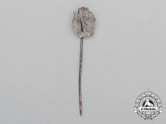 A Second War German Silver Grade Infantry Assault Miniature Stick Pin