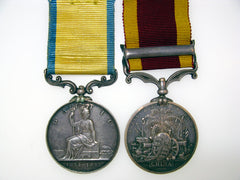 Pair: Private C. Fisher, Royal Marine