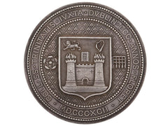 Trinity College Dublin 300Th Anniversary Commemorative Table Medal