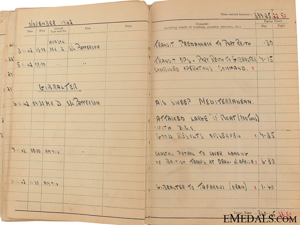 the_particularly_fine_flying_log_book_of_pilot_officer_burrell_bmc169f