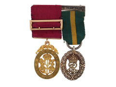 Gold Order Of The Bath Miniature Medal Pair