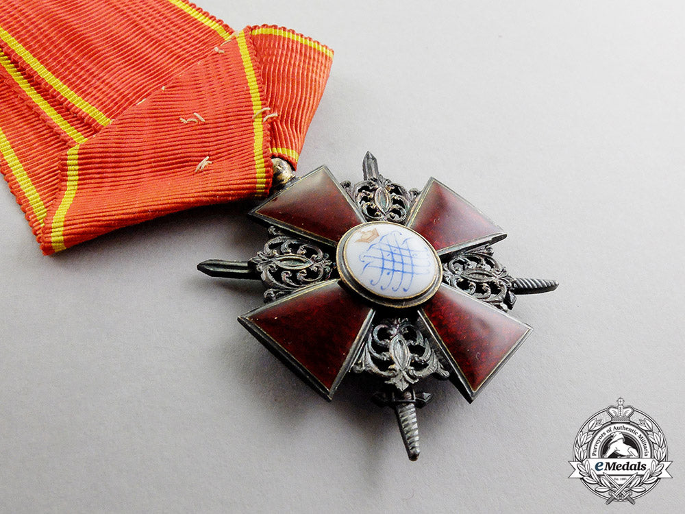 russia,_empire._an_order_of_st._anne,_military_division;"émigré"_type_french_made_c.1920_c17-363_3