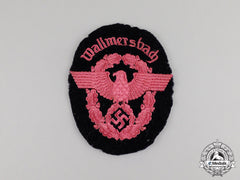 Germany. A Fire Police Of Wallmersbach Sleeve Patch