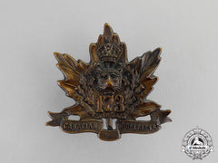Canada.  A 173Rd Infantry Battalion "Canadian Highlanders" Cap Badge