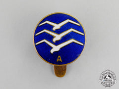 Germany. A “Certificate A - Class C” Gliding Proficiency Award Buttonhole Badge