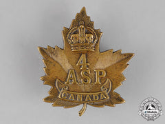 Canada. A Rare 4Th Ammunition Sub Park Cap Badge