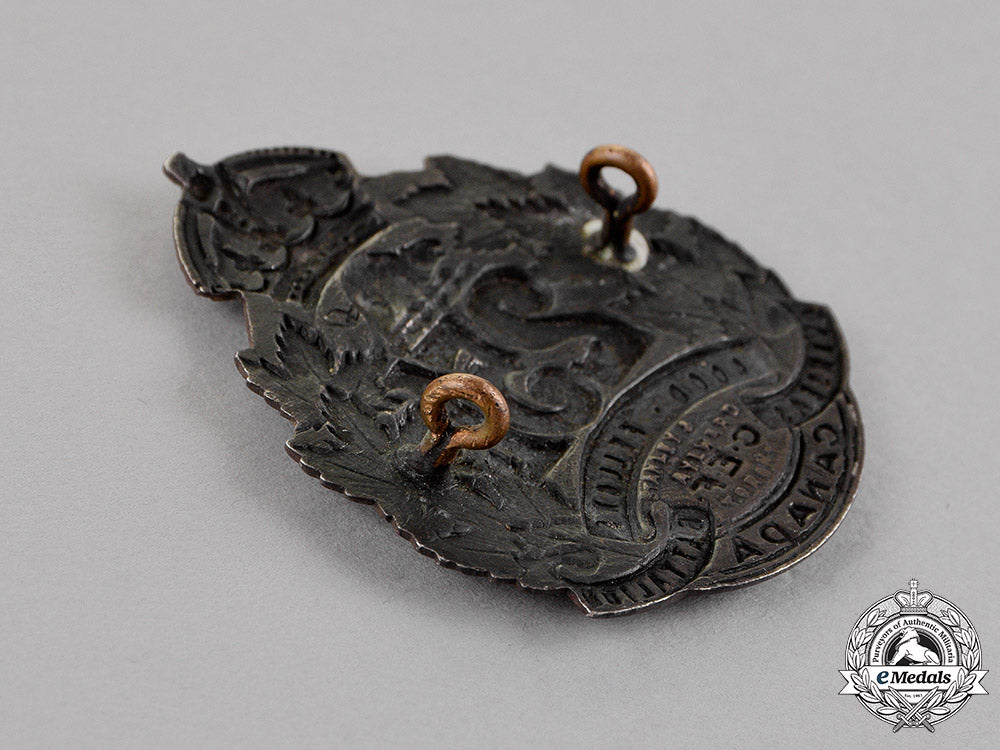 canada._a_scarce_silver251_st_infantry_battalion_officer's_cap_badge,_c.1917_c18-015881