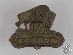 Canada. An 184Th Infantry Battalion Cap Badge