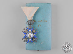 Serbia, Kingdom. An Order Of St. Sava,V Class With Case, By Huguenin Freres