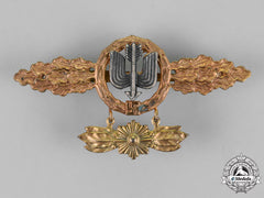 Germany, Luftwaffe. A Squadron Clasp For Long Distance Fighters, Gold Grade, With Hanger