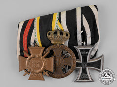 Germany, Empire. A Frack Medal Bar Of Three Medals, Awards, And Decorations To A Saxon Recipient