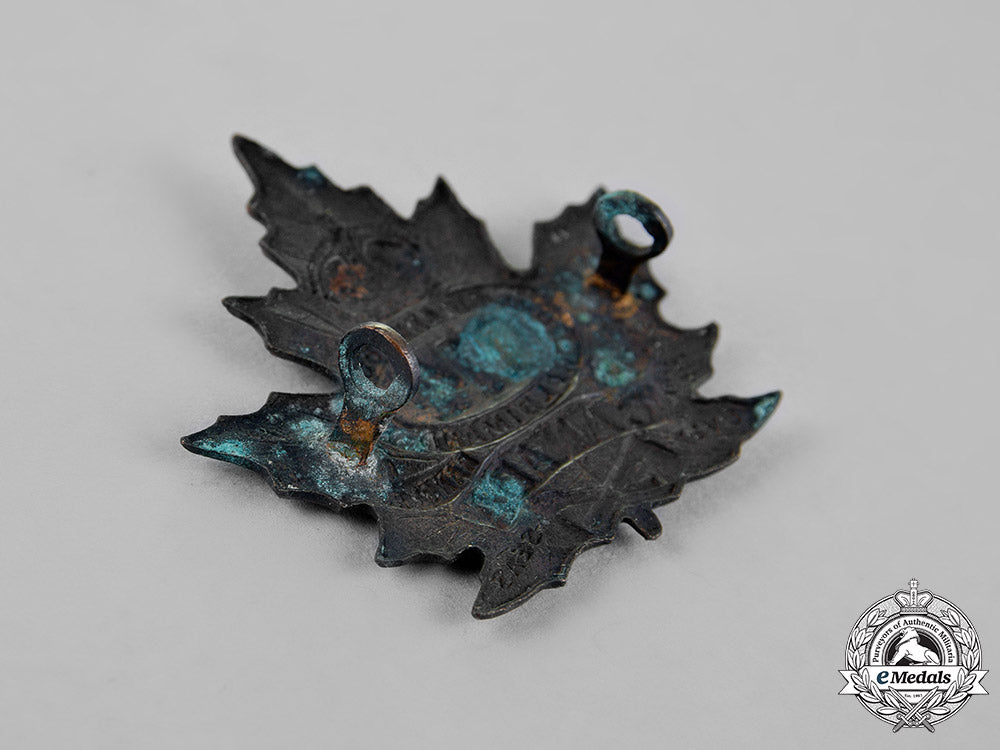 canada._a114_th_infantry_battalion"_brock's_rangers"_insignia_grouping_c18-019848