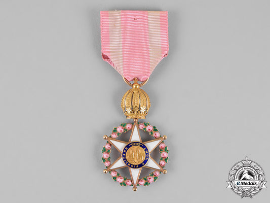 brazil,_independent_empire._an_order_of_the_rose_in_gold,_knight's_cross,_c.1870_c18-020632
