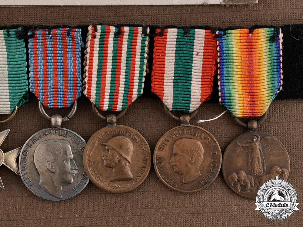 italy(_kingdom)._group_of_nine_miniatures_to_a_first_war_italian_naval_veteran_c18-022320