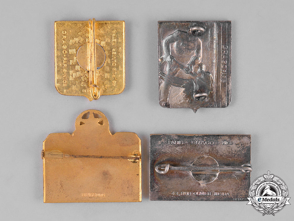 france,_republic._sixteen_french_military_overseas_service_insignia_badges_c18-025195_1_1_1_1_1_1_1_1