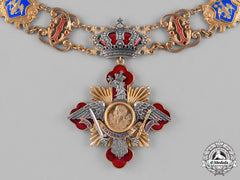 Romania, Kingdom. A Rare Collar Of The Order Of Carol I