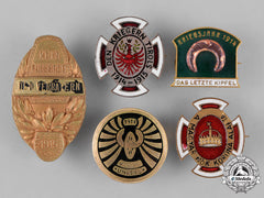Austro-Hungary. Five Patriotic Badges And Pins