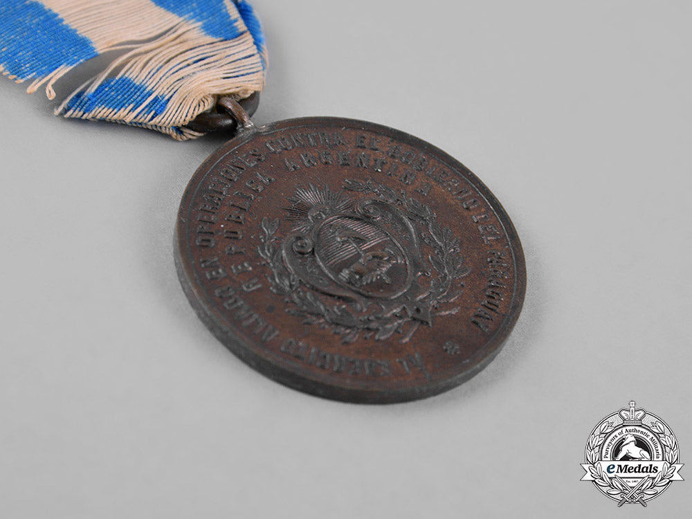 argentina._a_medal_for_allied_troops_in_operations_against_paraguay,_bronze_grade_c18-027422
