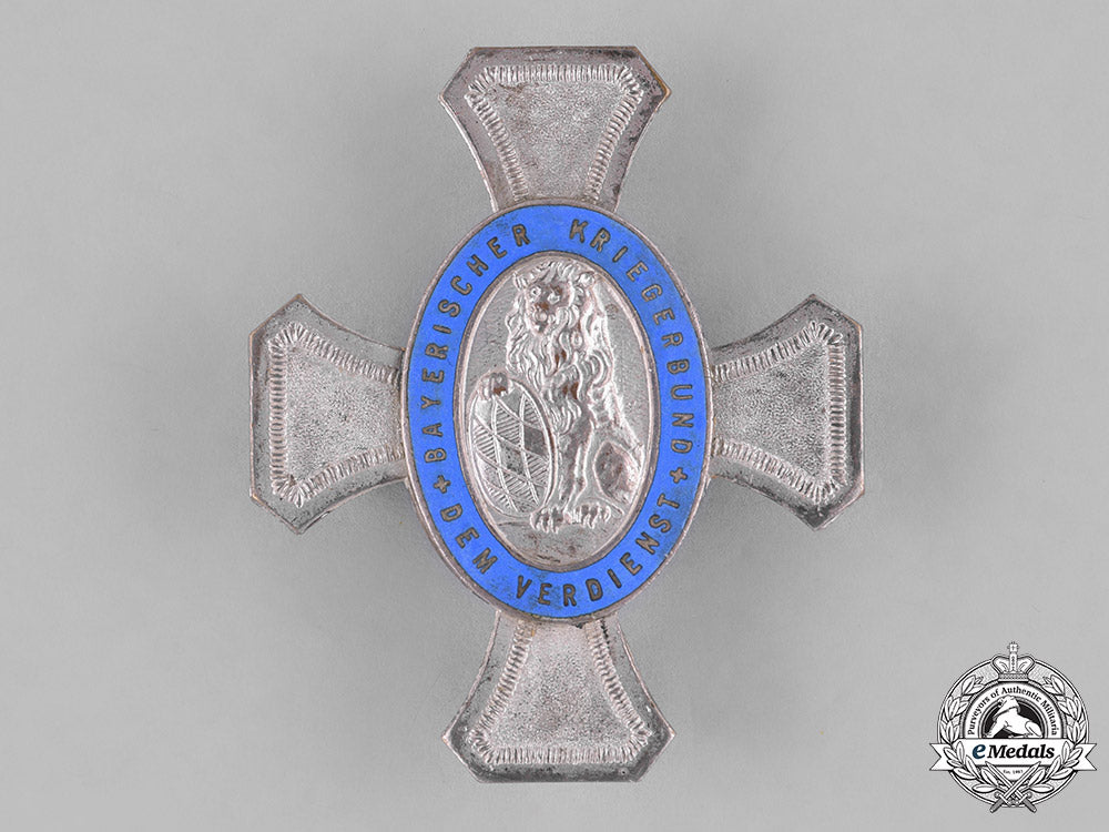 germany,_weimar._a_bavarian_veteran’s_league_merit_cross,_by_carl_poellath_c18-029190