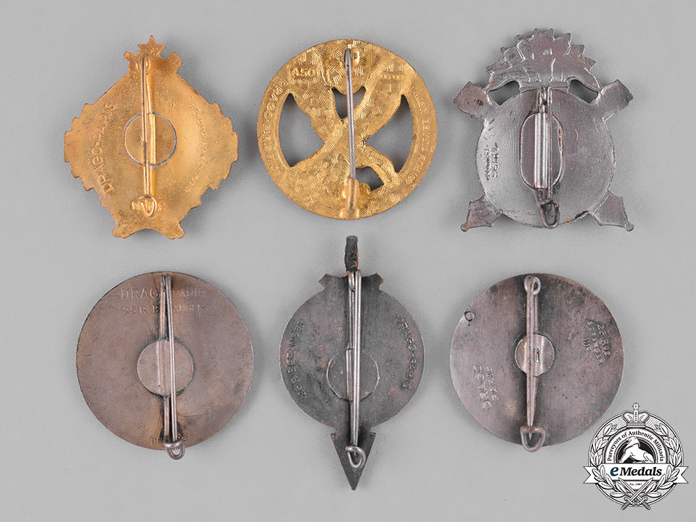 france,_republic._twenty-_four_french_overseas_military_badges_c18-029538_1
