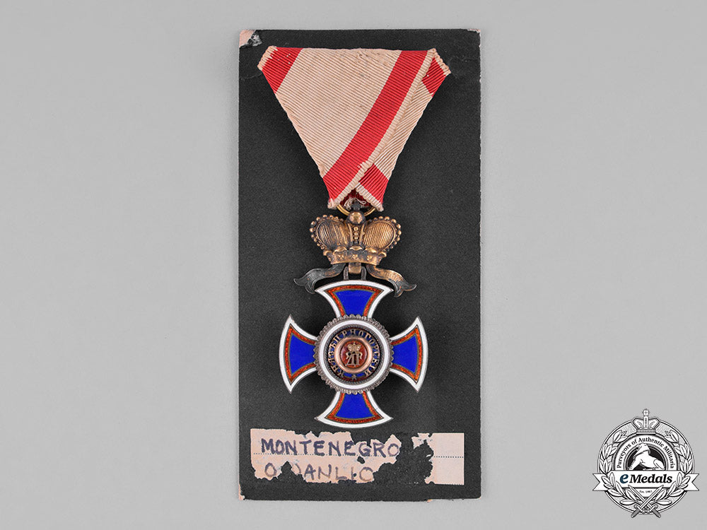 montenegro,_kingdom._an_order_of_prince_danilo,_iv_class_knight,_by_v.mayer,_c.1914_c18-032409