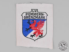 Germany, Weimar. A Stahlhelm Pommern-Grenzmark Sleeve Patch