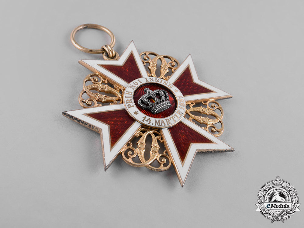 romania,_kingdom._an_order_of_the_crown,_i_class_grand_cross,_civil_division,_c.1930_c18-034079