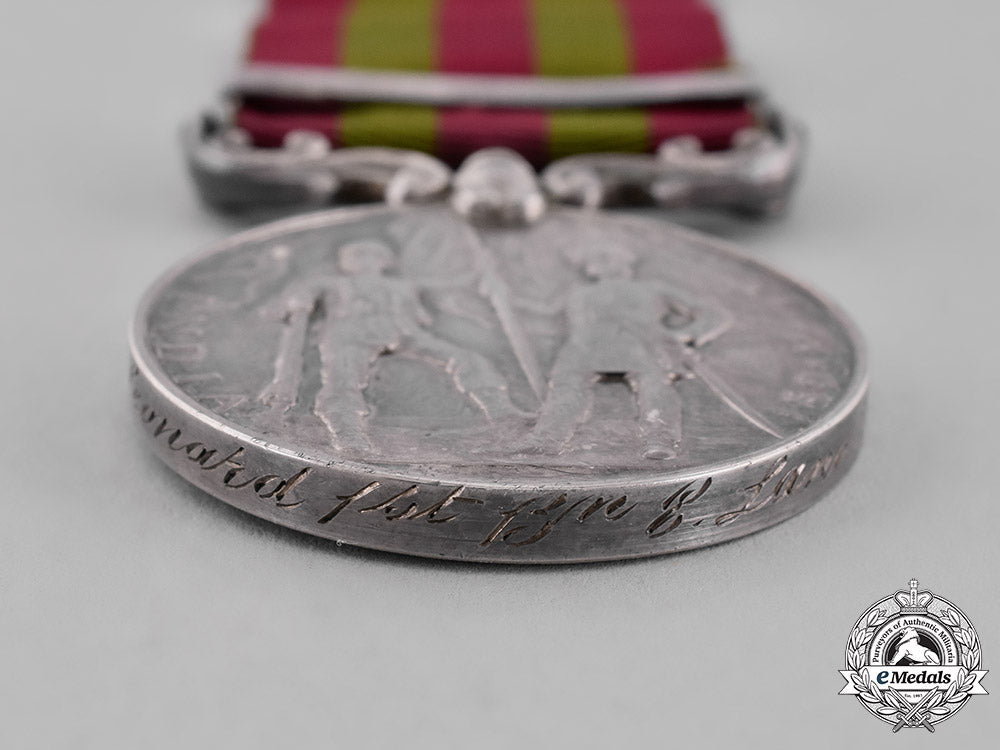 great_britain._india_medal1895-1902,_to_private_r._leonard,1_st_battalion,_east_lancashire_regiment_c18-034883