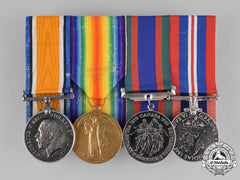 Canada. A Group To Lieutenant Archibald Robert Cumming, Canadian Field Artillery