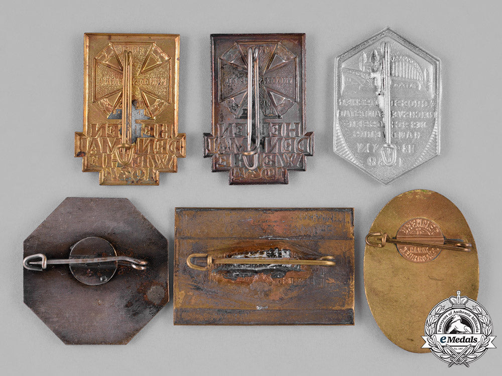 germany,_third_reich._a_lot_of_second_war_period_commemorative_badges_c18-040647