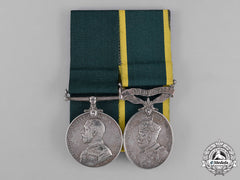 Canada. A Colonial Auxiliary Forces Long Service Medal & Efficiency Pair,  48Th Highlanders