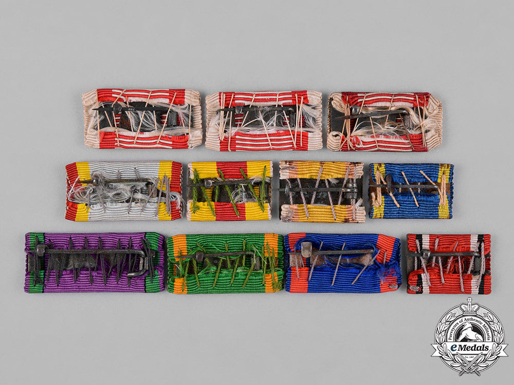 germany,_imperial._austria,_empire._a_lot_of_ten_first_war_ribbon_bars_c18-043594_1_1