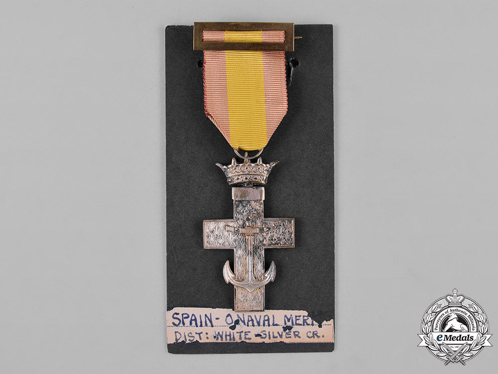 spain,_franco_era._an_order_of_naval_merit,_silver_cross,_white_model,_c.1950._c18-043613_1