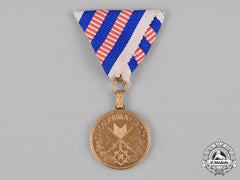 Croatia, Republic. A Wound Medal, Gold Grade For Three Wounds, C.1943