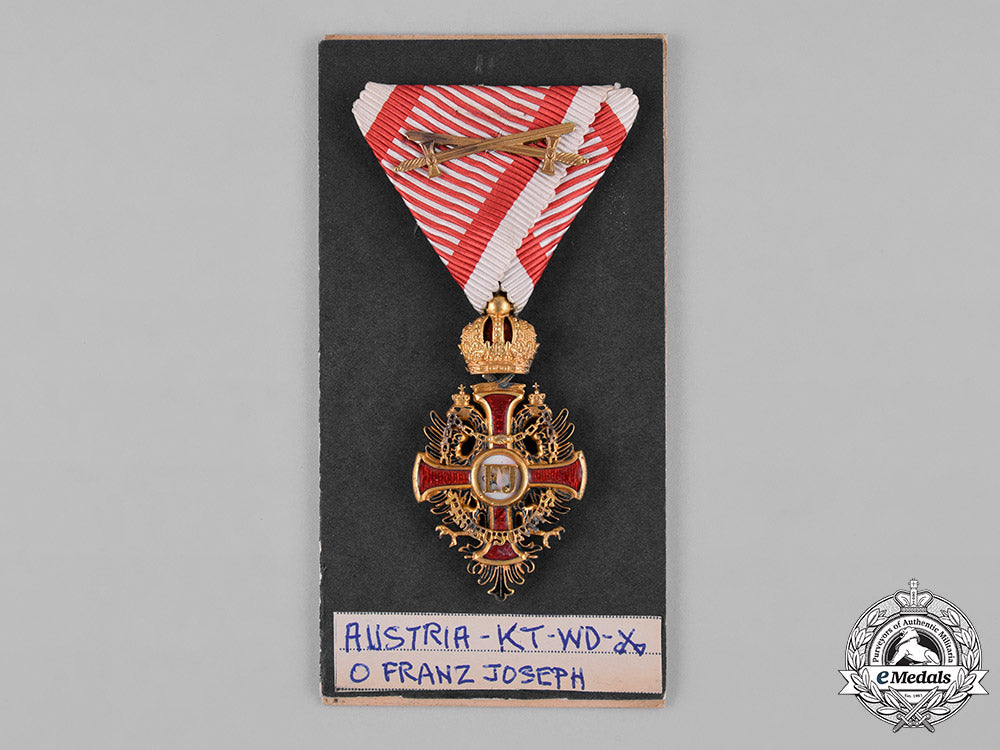 austria,_empire._a_franz_joseph_order,_knight,_by_v._mayers_söhne,_c.1914_c18-044598