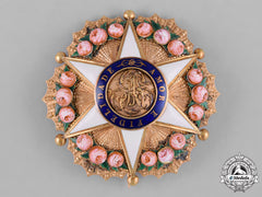 Brazil, Independent Empire. An Order Of The Rose In Gold, Grand Dignitary Star, C.1870