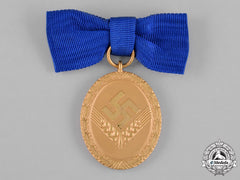 Germany, Rad/Wj. A Gold Grade Reich Labour Service Of Young Women (Rad/Wj) Faithful Service Medal