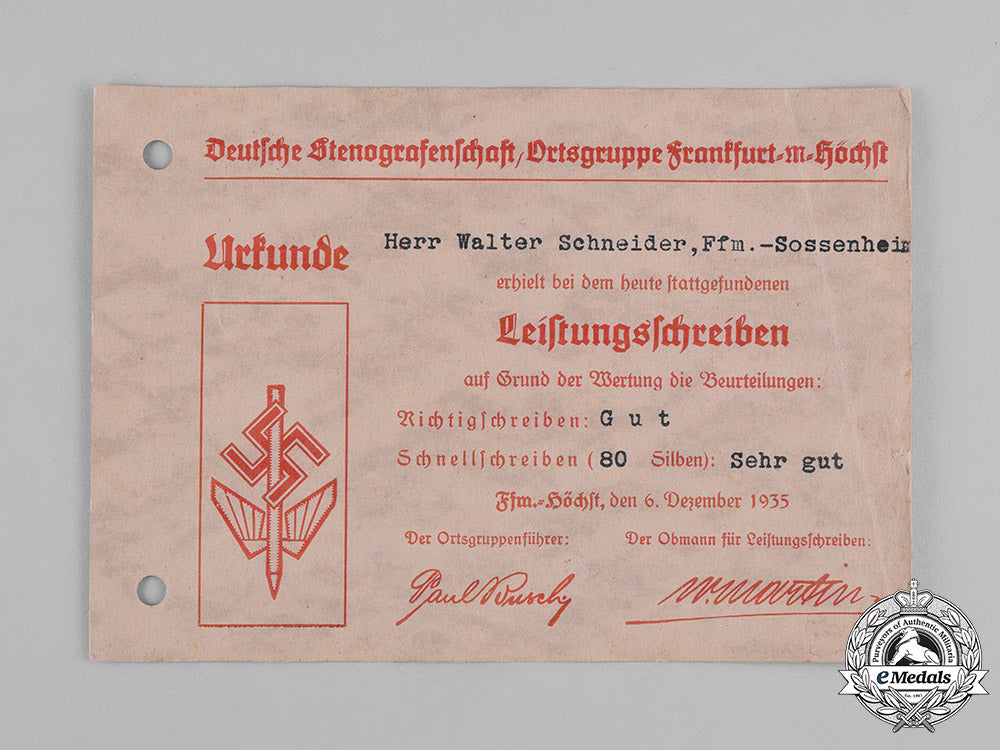 germany,_third_reich._a_stenographer’s_association_merit_badge_with_document_c18-046845