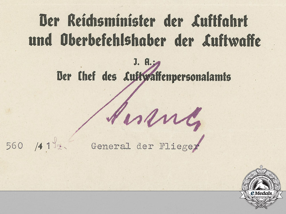 germany,_luftwaffe._a_rare_glider_pilot_badge_award_document_to_flieger_richard_schelp,_c.1941_c18-048781