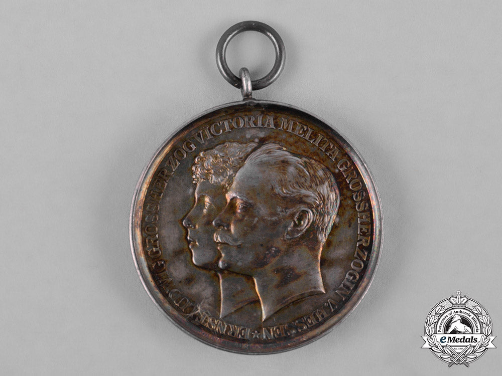 hesse,_grand_duchy._a_medal_for_the_marriage_of_grand_duke_ernst_ludwig,_c.1894_c18-049025_1