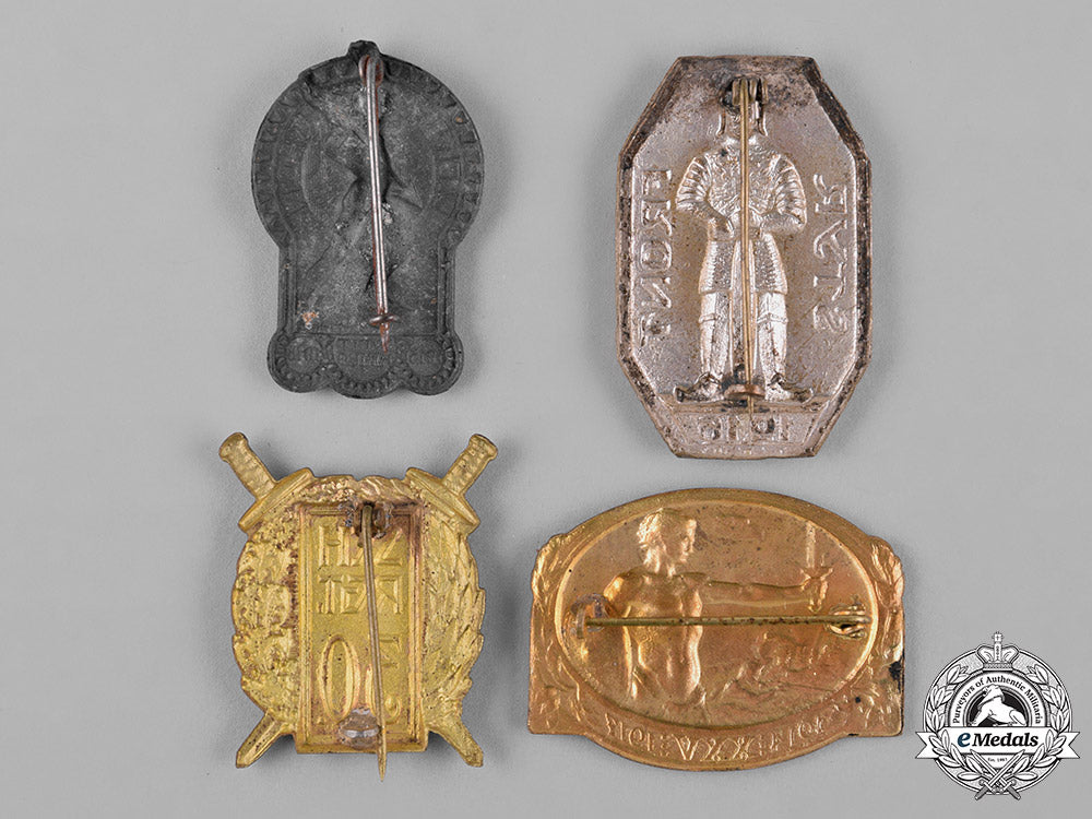 germany,_imperial._four_regimental_badges&_insignia_c18-049439