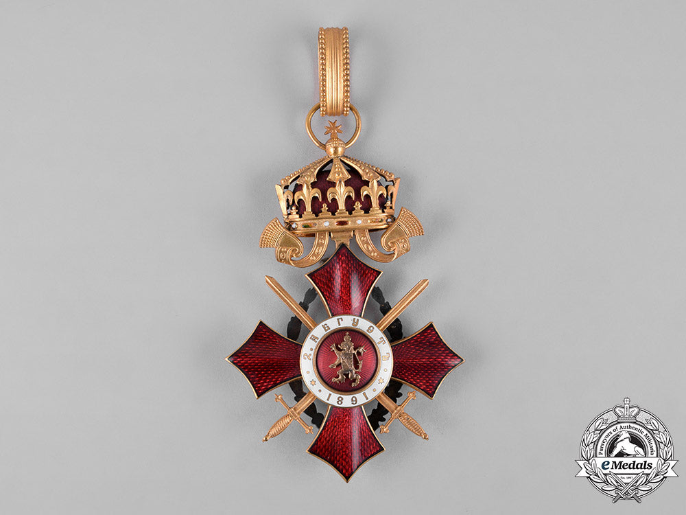 bulgaria,_kingdom._an_order_of_military_merit,_iii_class_commander_with_swords&_war_decoration,_c.1917_c18-050292