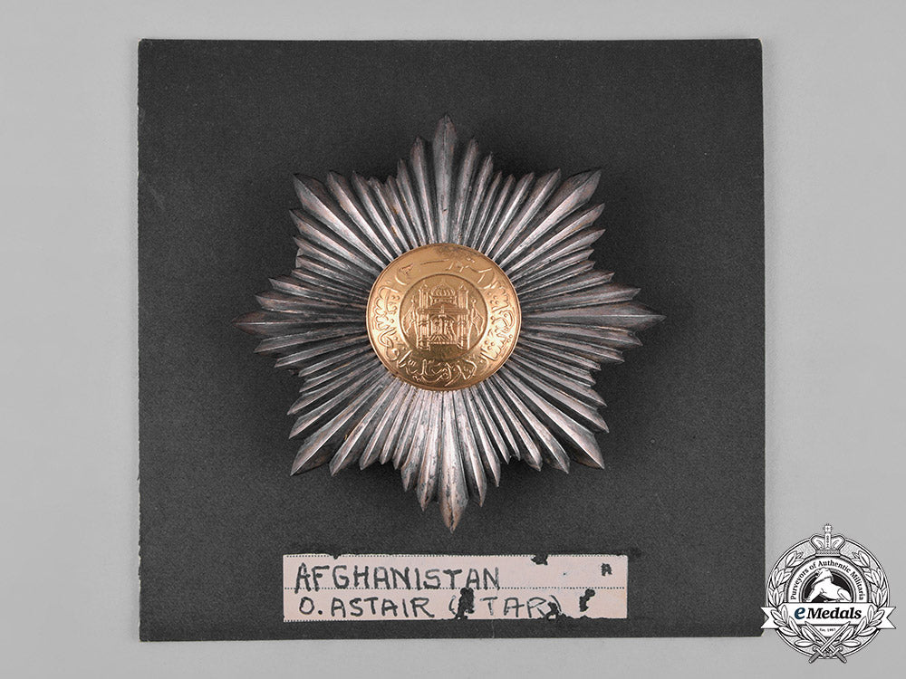 afghanistan,_kingdom._an_order_of_the_star,_ii_class_grand_officer,_with_award_document,_c.1928_c18-050615
